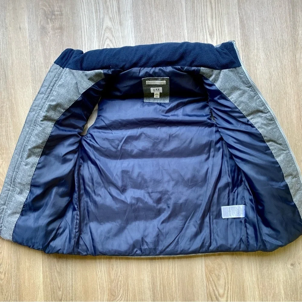 GAP Kids Gray Heather Puffer Vest Kids Unisex